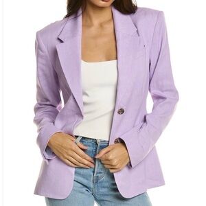 Frame Denim The Femme Lilac lavender Women's Blazer size 4